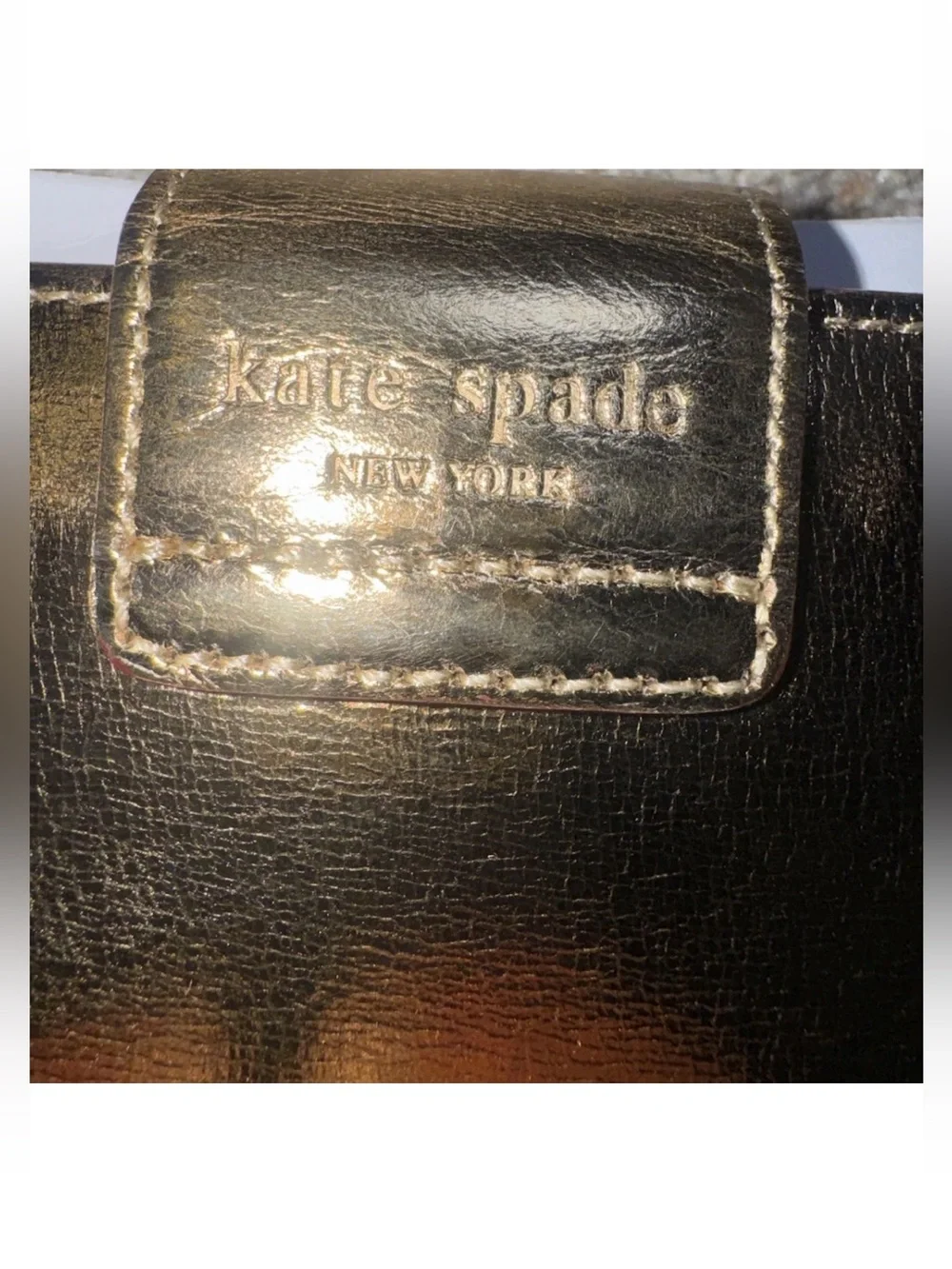 Vintage 2006 Kate Spade Debra Personal Planner Broome Street Oro Blush Organizer